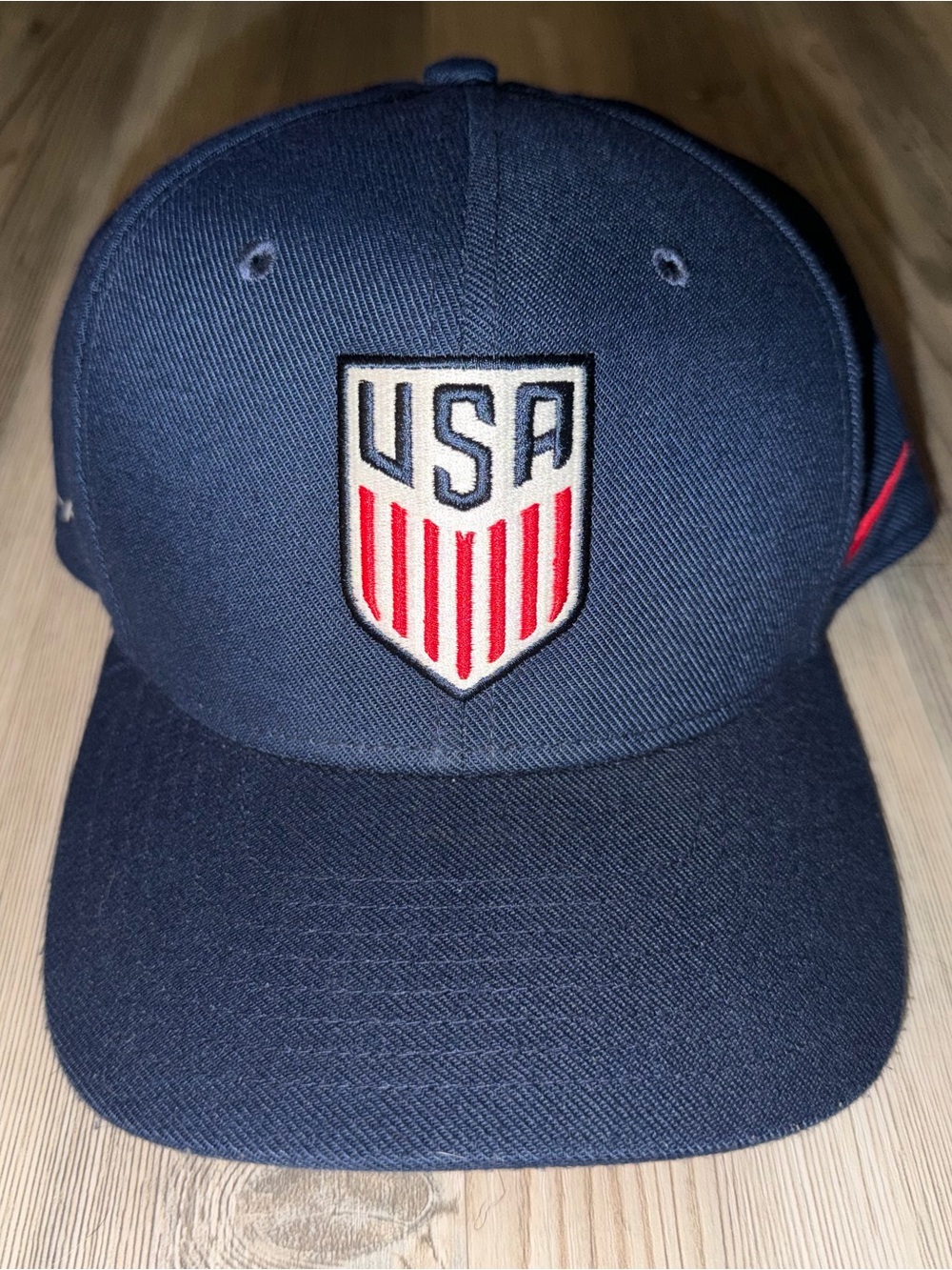 Nike True US Soccer Patch Hat Mens Navy Blue Cap
